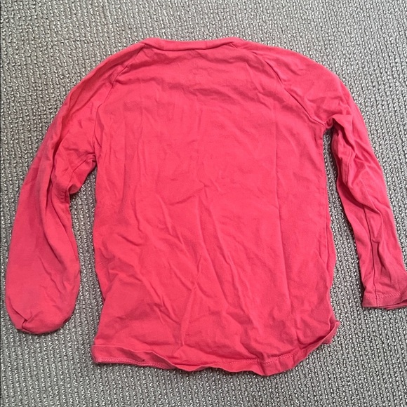 Carter's Red Cat Face Long Sleeve Tee - Picture 5 of 5